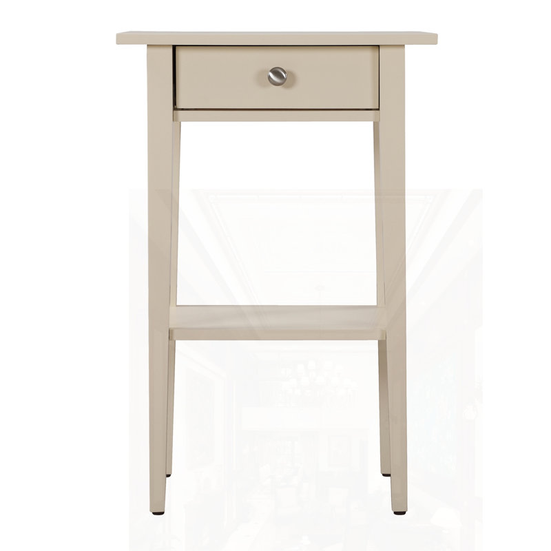 Table de chevet Contemporary, Beige