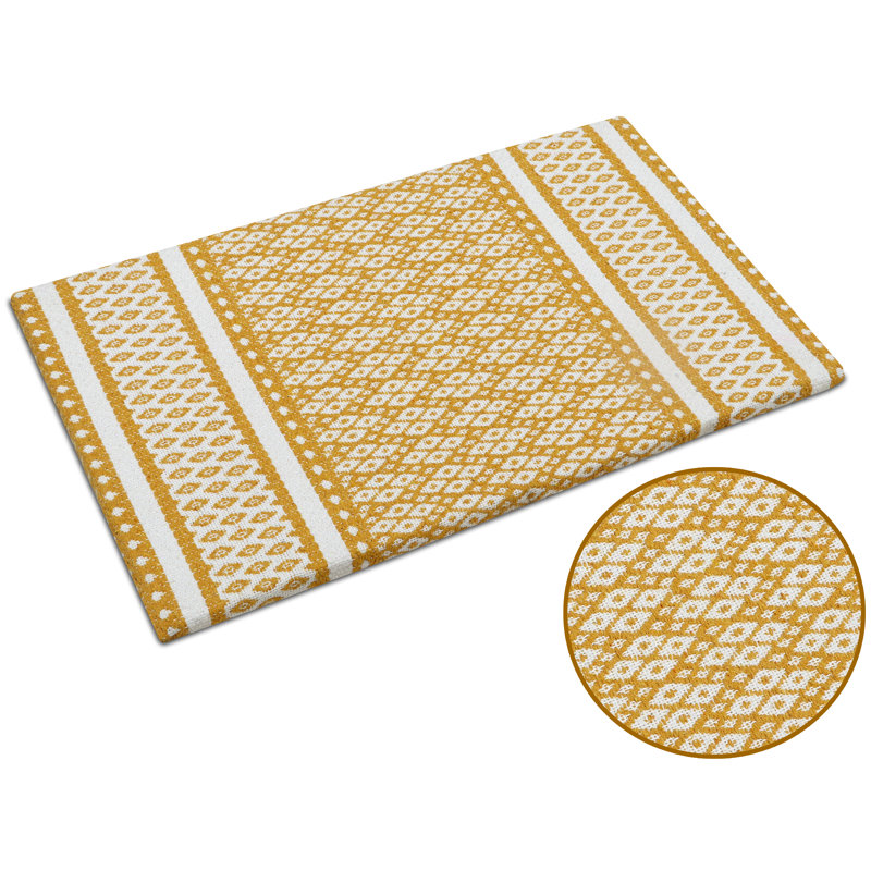 Tapis anti-fatigue Crusita, Moutarde