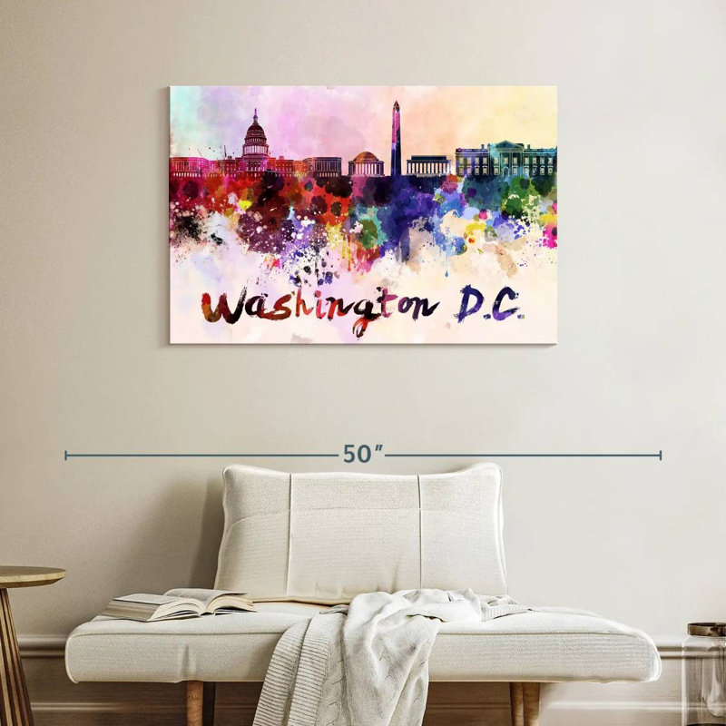 Ravi Washington, couleurs, H 26 po x l 39 po