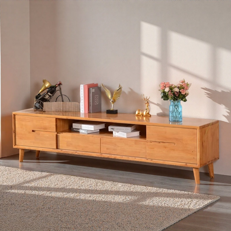 Simple Solid Wood TV Cabinet
