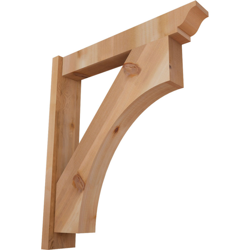 Persienne en bois Westlake, P 28 po x H 32 po, Cèdre rouge de l'Ouest l 5 1/2 po (lisse)