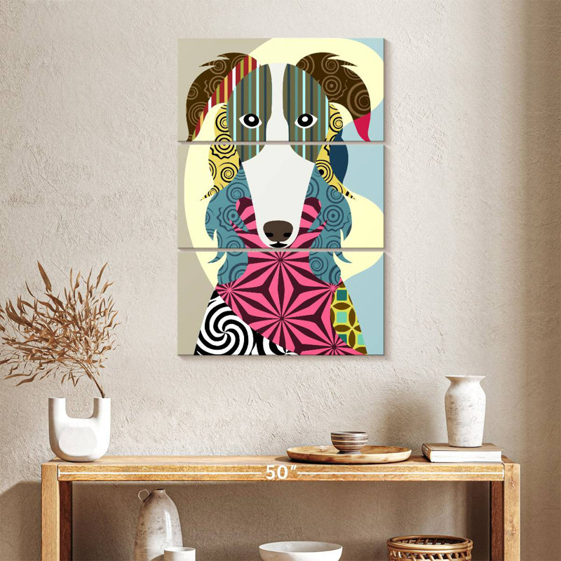 Brampt Borzoi Russian Wolfhound, 38" H x 24" W