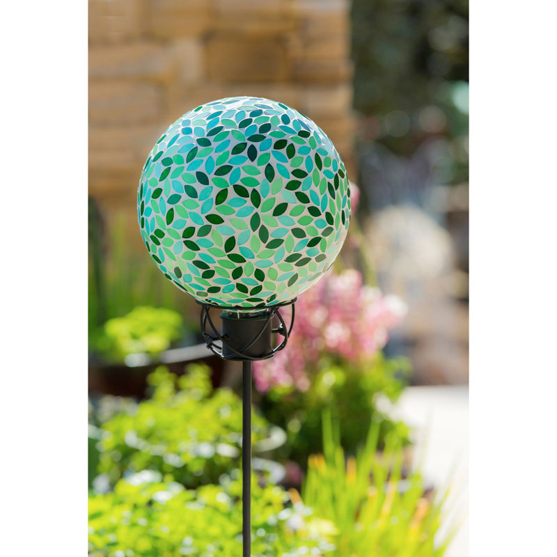 Abstract Glass Garden Statue
