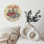 Horloge murale en bois 10 po, mouvement silencieux, à piles (piles AA non incluses), décor artistique, parfait pour les décorations