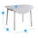 Ankit Extendable Round Solid Wood Base Dining Table
