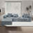 Convertible Modular Sectional Sofa Set Compression Sofa