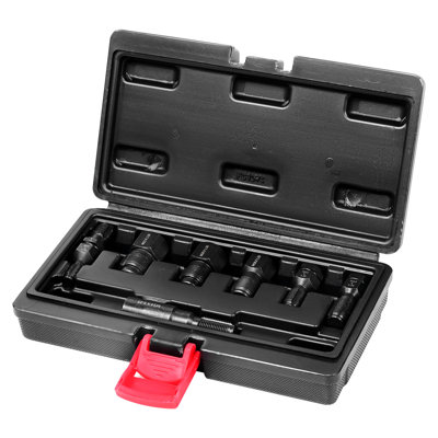Automotive 7Pcs Thread Chaser - Metric Repair Tool, Carbon Steel With Superior Corrosion Resistance, Square Drive For Flexibility, Includes M10 X 1.00/M14 1.25 , M12 1.25, M14 M18 1.5, M20 M22 1.5 In