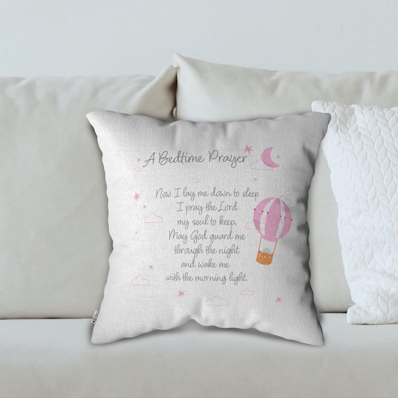 White Square Throw Pillow Cover