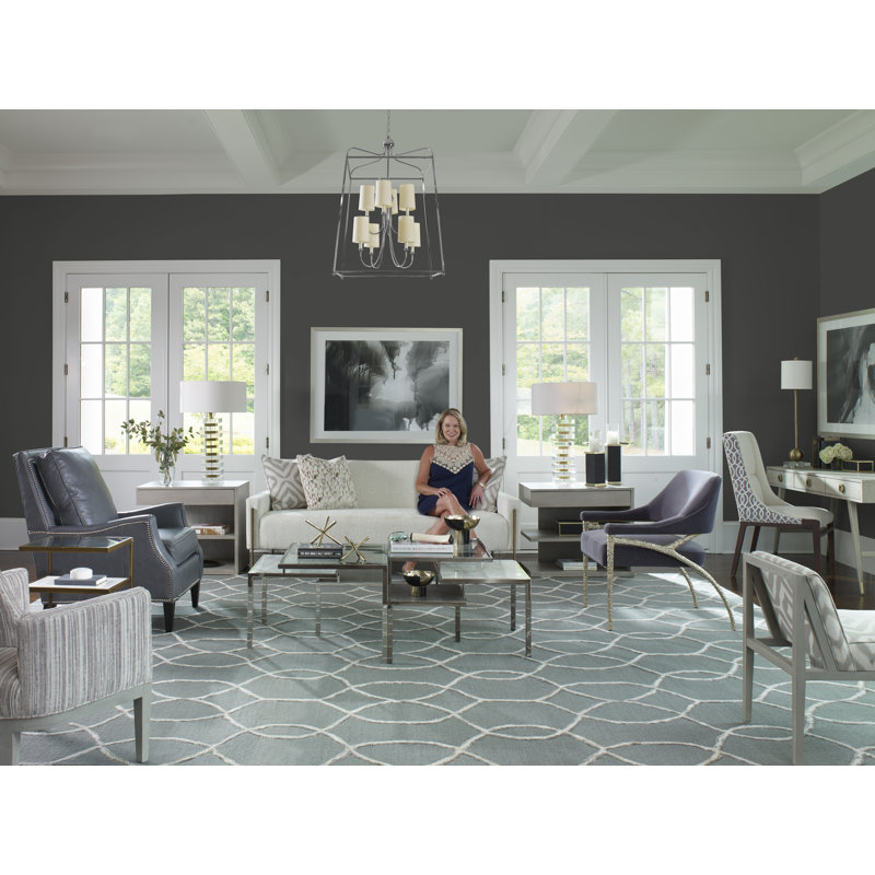 Libby Langdon 25.25" W Armchair, 8789 Bark Polyester