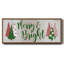 Merry & Bright - toile encadrée
