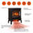 18" 3D Flame Electric Infrared Quartz Fireplace Stove With Remote Control