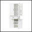 Armoire de rangement de salle de bain avec portes et tiroir-953930957