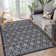 Washable Floral Indoor Rug