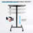 Adjustable Metal Base Computer Desk