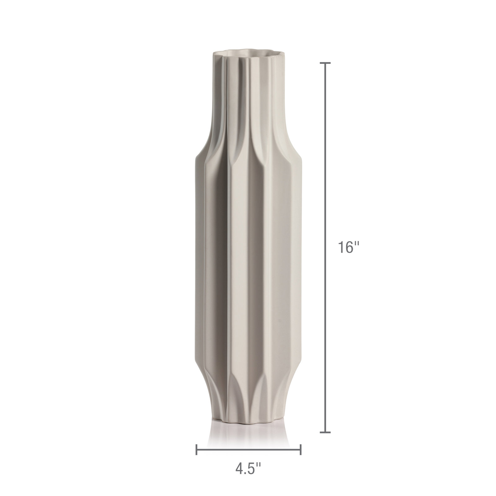 Isla 16" Tall Ceramic Vase