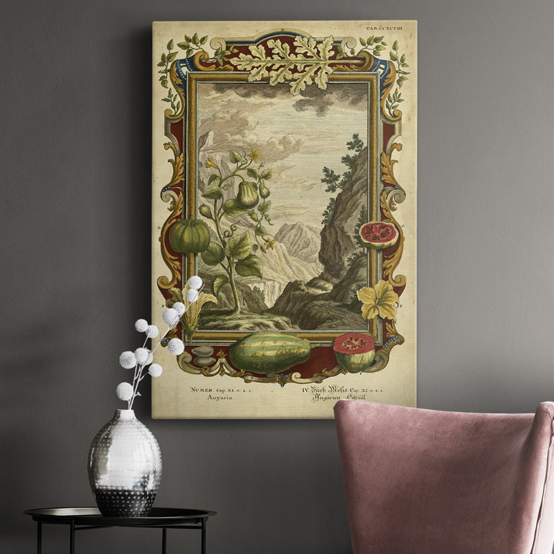 Genèse des fruits II - impression sur toile tendue, H 18 po x l 12 po x P 1 po