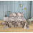 Polyester Sateen Floral Flat Sheet-613596834