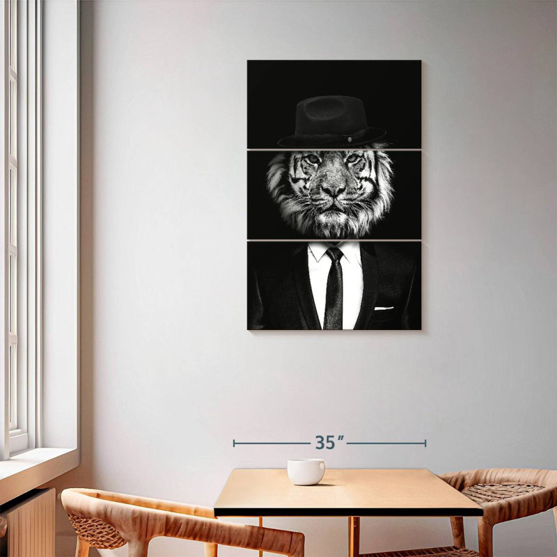 Ketti Classy Tiger III, 57" H x 36" W