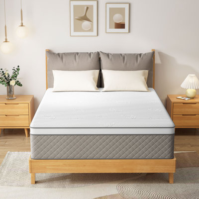 Matelas hybride mi-ferme en mousse à mémoire de forme avec matelas 14 po Noren