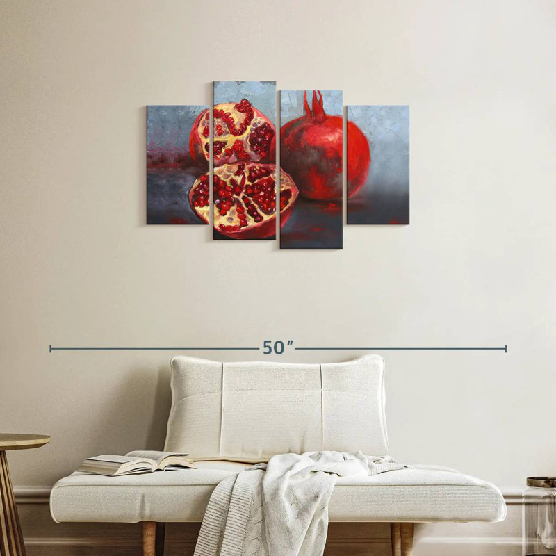 Yarlin Pomegranates, 22'' H x 36'' W