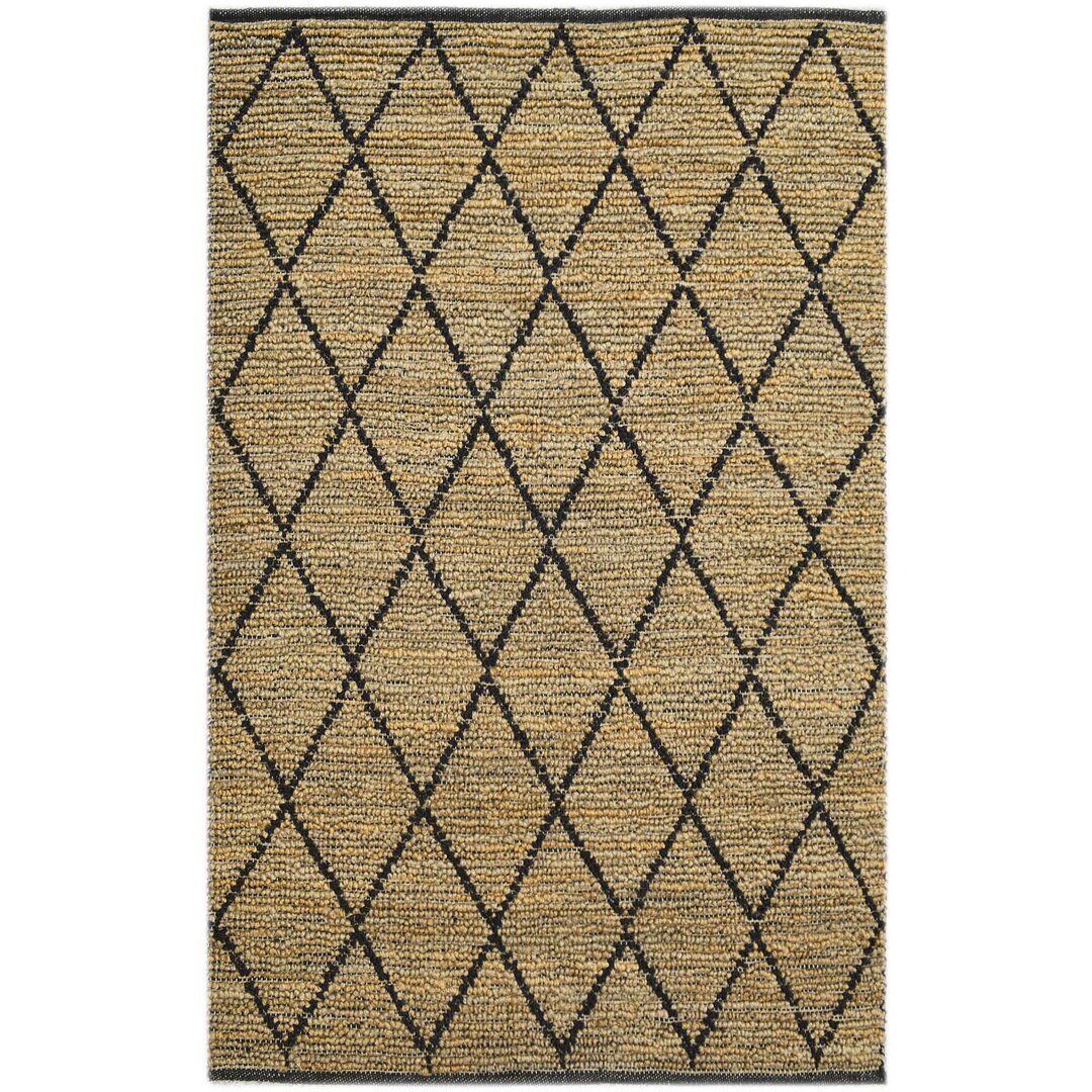 Handgefertigter Teppich Sacramento in Beige