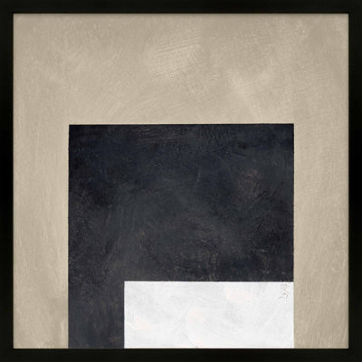 Infinite Black par Robert Kamnatnik - Art mural encadré