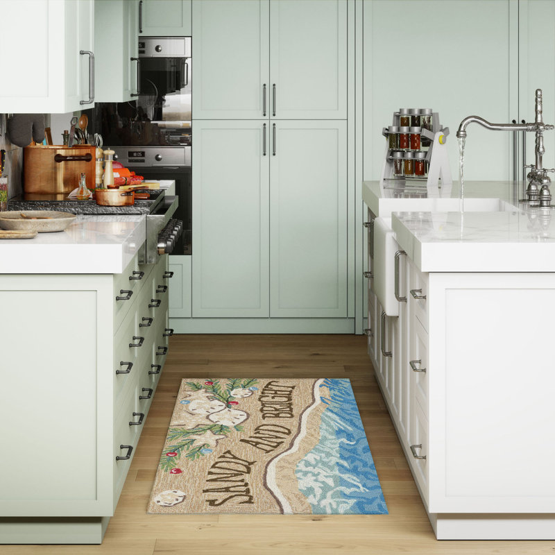 Stamper Polyester Kitchen Mat, 20" W x 30" L