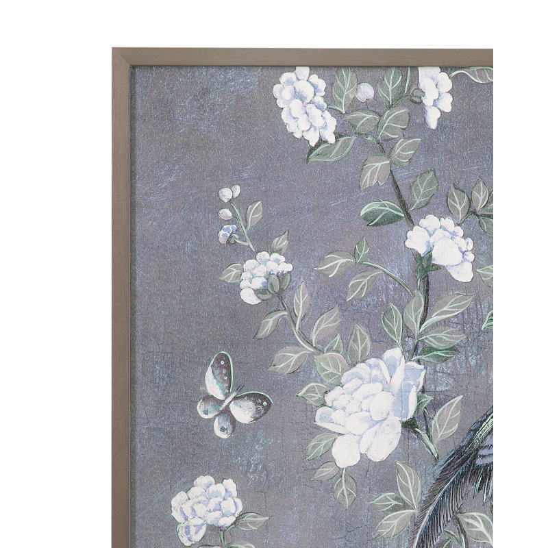 Birds & Blooms Framed Print s/2