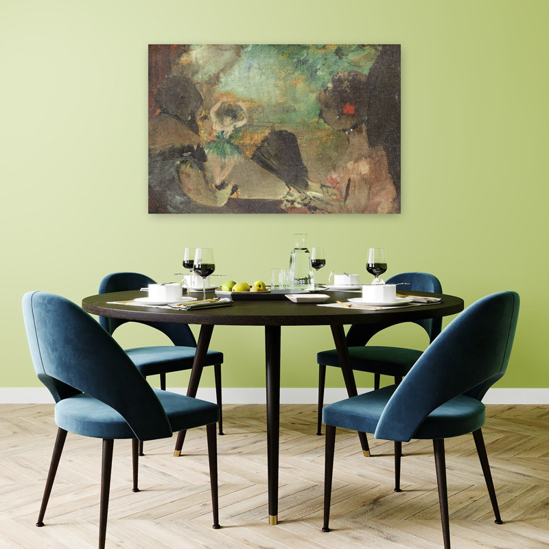 La Loge, vers 1883. Estampe d'art mural abstrait et contemporain impressionniste., H 32 po x l 48 po