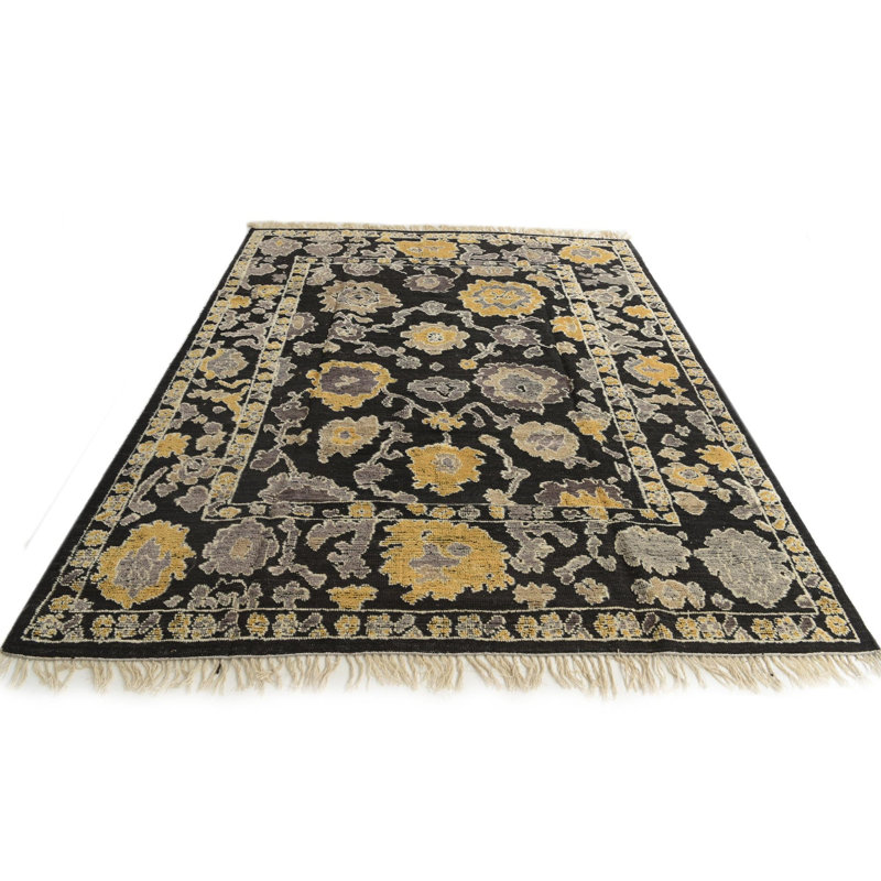 Tapis noir 8 x 10 Pettaway