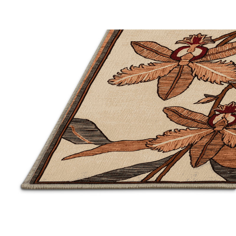  Tapis lavable péruvien Inca Orchid Dogs, Tapis de couloir 2 pi x 5 pi