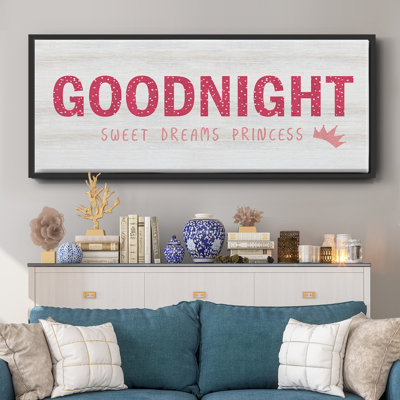 Princess Goodnight - toile encadrée