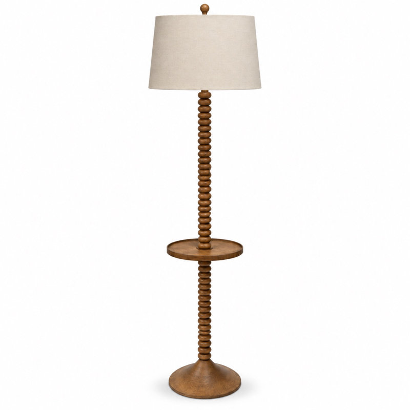 Lampe sur pied en résine Ashcombe, Brown