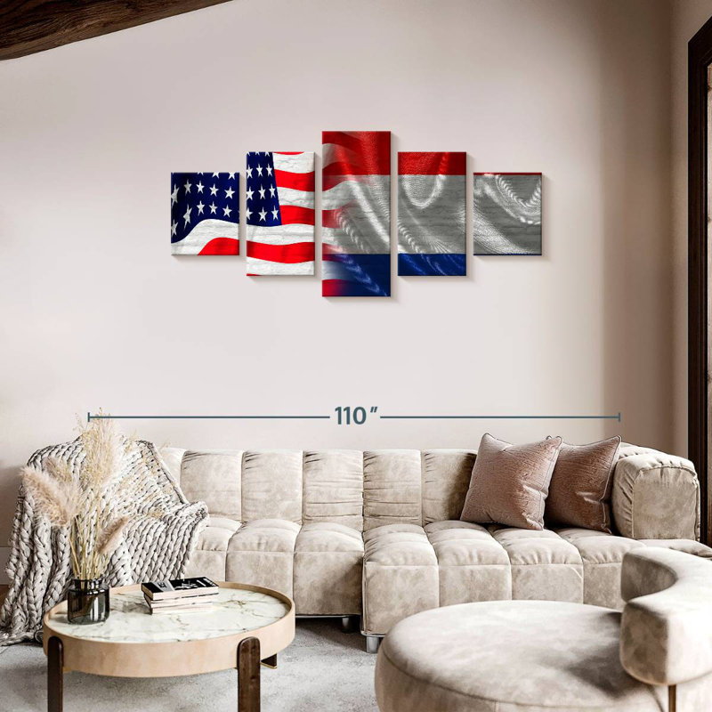 USA And Dutch Vernice, H 34 po x l 74 po