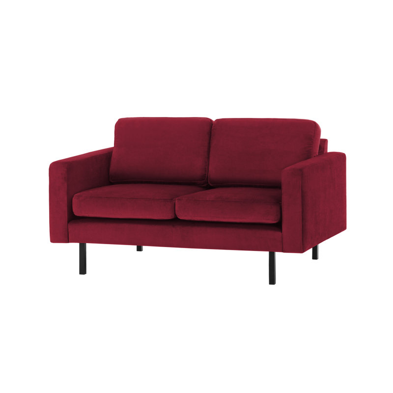 Jacquon Sofa, Dark Red, 3