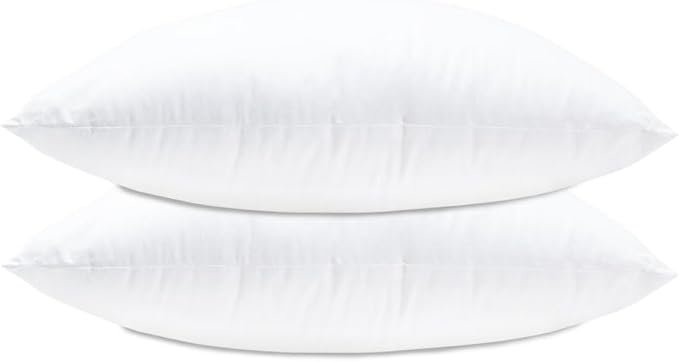 Aalilah Plaid White Square Cushion Pad, 12cm H x 12cm W