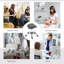 Fauteuil ergonomique ergonomique à hauteur réglable