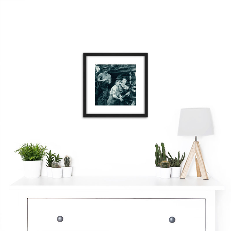 Illustrated WWI War News 1914 British Gunners Action - Single Picture Frame Print