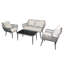 Jennetta 4 - Person Patio Conversation Set with Cushions