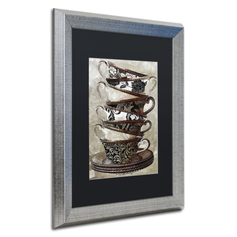 "Jadaya" Af Afri Tea I "par Color Bakery, impression encadrée, H 20 po x l 16 po x P 0,5 po, Noir
