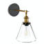 Lockett  1 - Light Glass Shade Classic Armed Wall Sconce-781506879