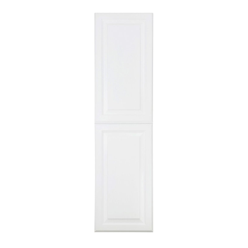14" W x 44" H x 3.5" D Linen Cabinet, Natural Wood