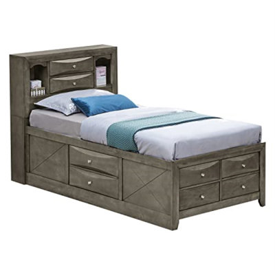 Champetre Bookcase Storage Bed