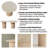 Round Solid Wood Base Dining Table for 1-4-1809128986