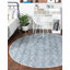 Tapis abstrait bleu ivoire-port-71272282