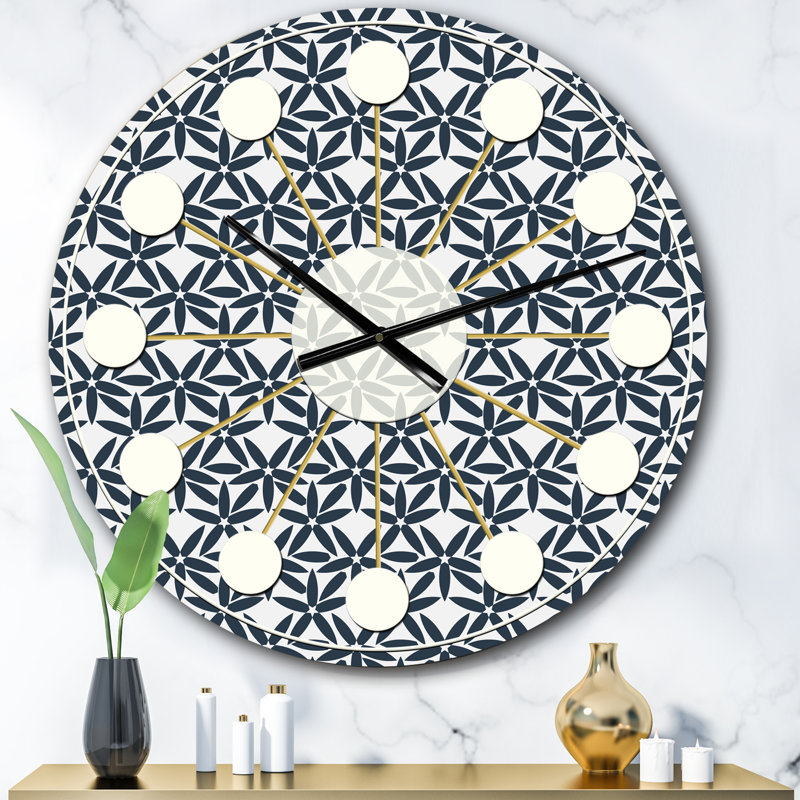 Horloge murale rétro Mid-Century, Petit