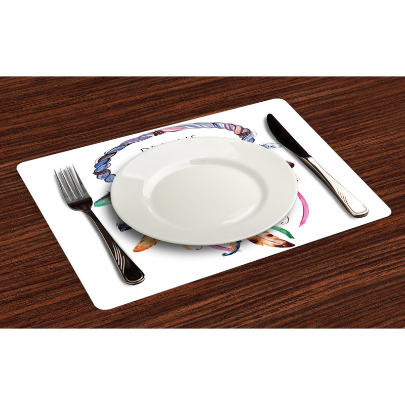Polyester Abstract Rectangle Placemat