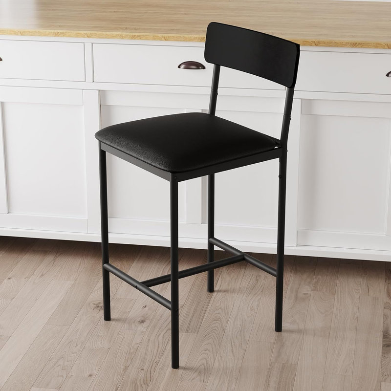 Upholstered Accent Chair, Black