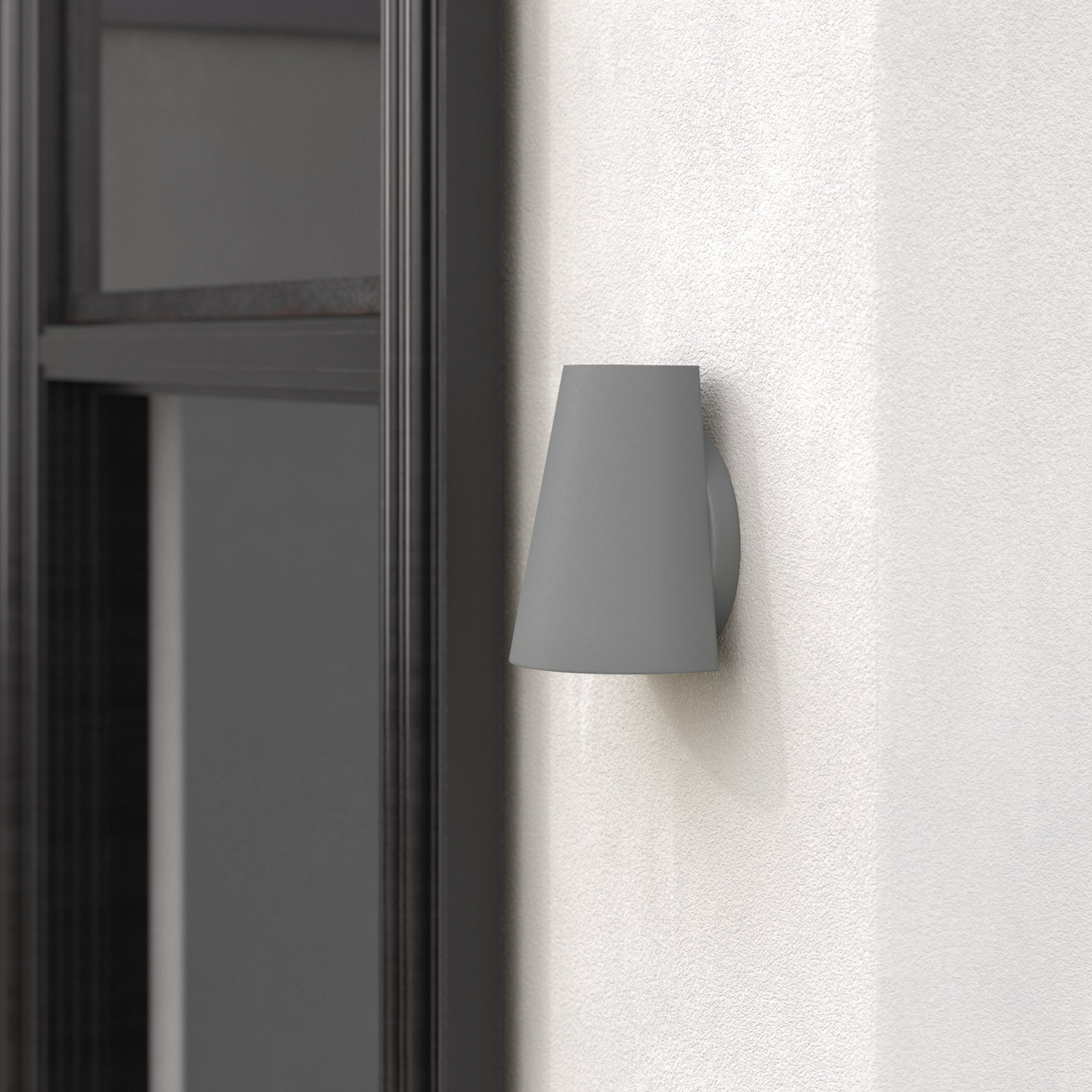 Summerhill Bell Outdoor LED Wall Light, Silver