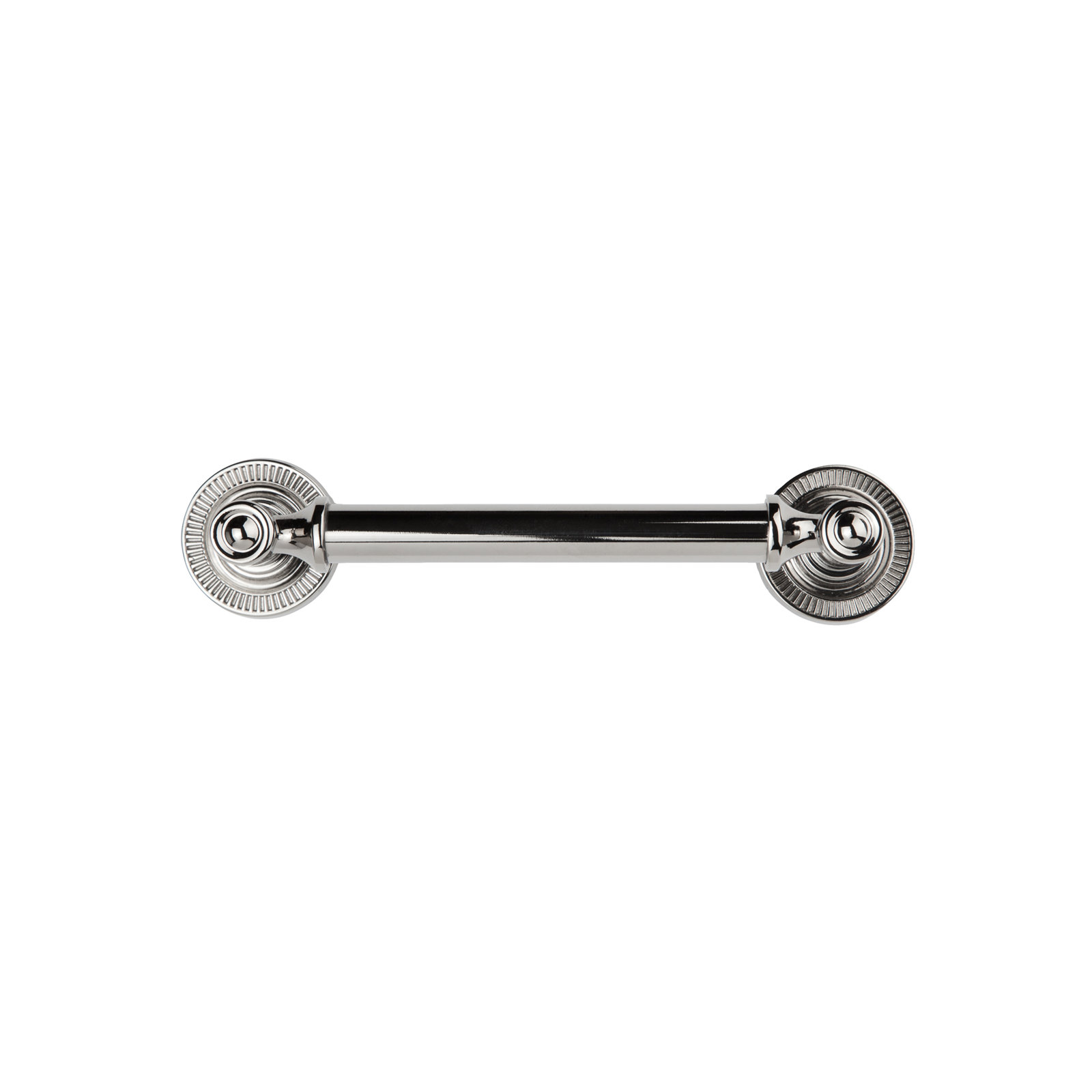Minted Bar Drawer Pull, 4", Polished Nickel